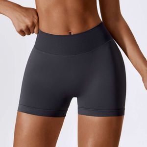 Seamless High Waist Yoga With Tight Abdomen And Hip Lifting Fitness Pants For Outwear Running Sports Shorts