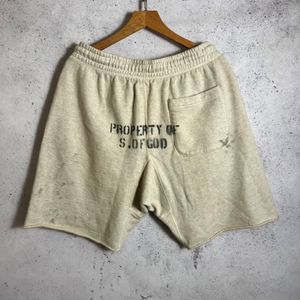 Grey High Street Sweat Shorts gedruckt Männer und Frauen Shorts 315s