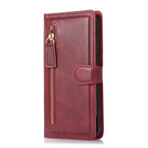 För I15 iPhone 13 Holder 14Pro Leather 12 Wallet Style S24U Skydd Case 78p A55