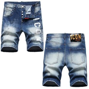 2024 Designer Herren Fashion Jeans Shorts Hip Hop Casual Short Knie Lenght Jean Clothing 28-42 Größe Hochwertiger Shorts Denim reguläre CRD2405283-12