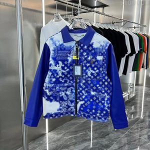 23SS Męskie projektanty swetry bluzy słynne Hip Hop Varsity Jackets Hoodies Street Bawełniany rękaw Bluza Women Casual 242F