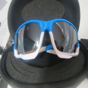 Luxo-2017 Jaw Óculos de sol polarizados Os óculos de sol esportes de bicicleta ao ar livre usam homens homens esportes de óculos de sol ao ar livre Ciclismo Eyewear 3 lentes com 233q