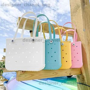 Bolsas de praia Eva Beach Borg bolsa impermeável grande bolsa de bolsa de ombro de ombro de grande capacidade Moda feminina Bolsa de praia T240528 K3CU