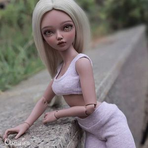 Dolls Choe BJD 1/4 docka med ny release Active Line Girl Body Open midje Sportkläder Girl Full Set K Fashion Model Doll Y240528