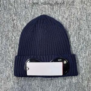 Beanie CP Bonnet Company Mens Hat duas tampas de lente Chapéus de malha de inverno óculos de óculos homens Caps Gorros Skull Caps Outdoor Mulheres uniesex preto cp comany 165