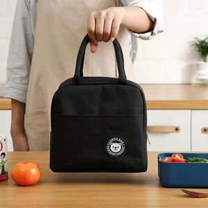 Dinnerware Fashion Simpl Travel Lunch Box Bag Ice Pack Portable Kitchen Thermal Insulated Cold Keep Warm Bags For Women Kids
