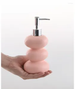 Liquid Soap Dispenser Bathroom Decoration 350ml Ceramic Of Crafts Shower Gel Pressing Storage Arts Hand Sanitizer Bottle