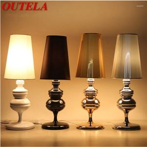 Настольные лампы Outela Классическая современная творческая крытая стола свет для домашней спальни спальни гостиной гостиной