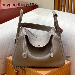 Designer Lindyss Bags Shoulder Bag New Fashion One Portable Womens Litchi Pattern Top Layer Cowhide Togo Leathe Have Logo