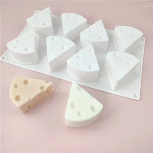 Backformen 8-teiliger Käse Mousse Kuchen Silikonform DIY Handgemachtes Seife Wachs Gips Werkzeug