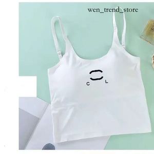 Channelshirt Anagram-Embroidered Women Tanks Camis Cotton-Blend Tank Tops Two C Letters Designer Skirts Yoga Suit Dress Bra Vest Ladies Chanells Shirt 801