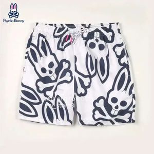 Psychological Bunny Shorts Designer Mens Shorts Beach Pants Skull Rabbit Flower Pants European and American Surfing Shorts Quick Drying Home Shorts b22