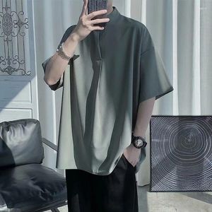 Men's Tracksuits Shirts T-shirts Shorts Suits For Men No Logo Khaki Basic Young La Regular Fit Loose Man Sets In Matching 2024 Trend Outfits