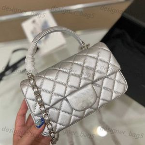 Designer bag 10A Mirror Quality Luxury 22Ss Hand Flap Classic Top Caviar Grain Cowhide Leather Quilted Plaid Weave Chain bags Gold Hardware Shoulder Messenger