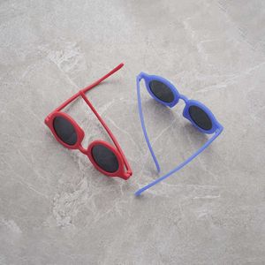 3pcs Nuovo Trend di moda per bambini Occhiali da sole a cornice rotonda Stile di fotografia Personalizzati