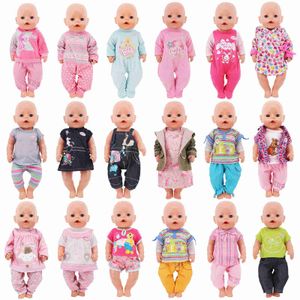 ドールアパレル人形43 cm新生児の赤ちゃんリサイクル人形衣類アクセサリー18インチアメリカンドールガールおもちゃギフト私たちの世代Nenuco WX5.27