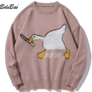 Männer Pullover BOLUBAO 2023 Marke Pullover Pullover Herren Neue Design Mode Trend Anime Hochwertige Streetwear Warme Casual Pullover Männlich Q240527