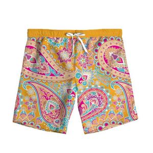 Herren-Shorts Neue Mode 3D-Druck Paisley Bandana Womens Sommer Beach Lose Shorts Casual Hosen Polyester Plus Größe S-7xl S2452899