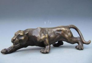 Art Deco Sculpture Jaguar Panther Leopard Animal Bronze Statue5453829