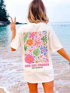 Camiseta feminina doce de-gola estampada feminina de verão padrão floral camiseta dupla face-shirt moda de manga curta dos anos 90