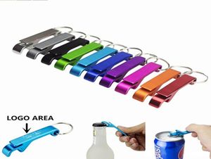 Multifunktionell nyckelring Ring Creative Bottle Opener Beer Practical Portable Advertising Custom Logo Cap Remover3785945
