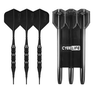 DARTS CyeElife 20G Soft Pointed Dart Professional Professional Plastic Paydted Dart Set для электронных Dart Games Box S2452855