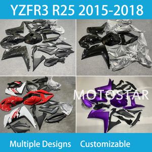 FAILI FIT 100% YZFR3 R25 13 14 15 16 17 18 Kit di carenatura aftermarket per Yamaha YZF R3 2013-2016-2017-2018