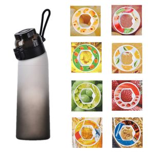 Tumbler di plastica di alta qualità Big Avagity 700 ml Coppa di sport di fitness con sapori di frutta di mele arancioni tritan a paglia