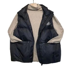 Winter Men039s och Women039S WARM SOLID COLOR Down Vest Sleeveless Jacket Classic Feather Vest Jacket Casual Warm Vest Coat 7179105