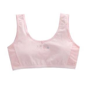 Camisole cotone mesh estate ragazze traspirabili reggisella per pubertà di pubertà vest biancheria intima per studenti delle scuole medie e licei Lingerie Y240528