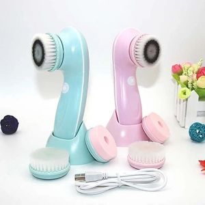 sided Facial Cleansing Brush Silicone Face Skin Care Tool Facial Massage Cleanser Brush Makeup Remover Brush Beauty Tools