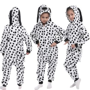 Winter Children Pyjamas Suit Warm Boy Girls Nightwear Baby Kids Pajamas Animal Sleepwear Cute Dalmatian Flannel Unicorn Pijamas 240527