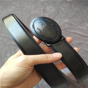 Mode Big Pbuckle Belt Designer Belts For Men and Women Real Leather Belt Luxury midjebandbredd 3 4cm svart rem färg 257U