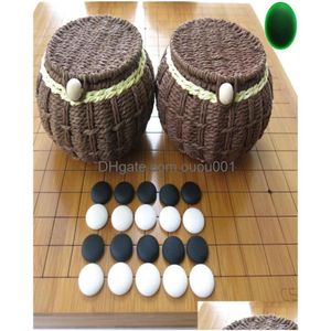 チェスゲームYunnan Yunziweiqi Backgammon Bamboo 2 cm厚さレチクルデュアルチェスボード中国のweiqi set4485213ドロップデリバリースポーツ