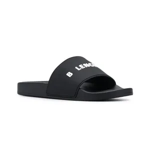 Дизайнерские сандалии роскошные женские мулы плоские сандалии скользящие пластинки мужские черные тапочки летние пляжные тапочки обувь на открытом воздухе 35-45 DD0501