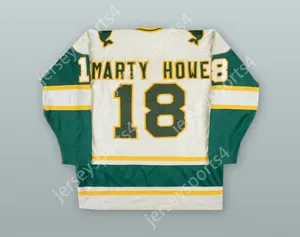 Anpassad 1978-79 WHA Marty Howe 18 New England Whalers White Hockey Jersey Stitched S-M-L-XL-XXL-3XL-4XL-5XL-6XL