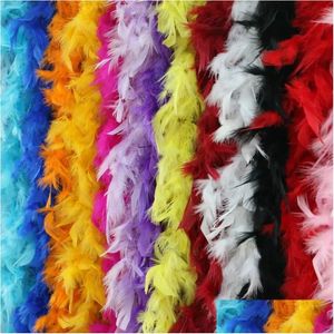 Party Decoration 10st 2m Quality Chicken Kycklingporter Strip Color Turkiet BOA för bröllopsfödelsedagsdekorationer Klädtillbehör släpper DHCFM