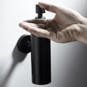 Flytande tvål dispenser vägg hängande bärbar tvätt hand pump flaskmonterad tryck container badrumstillbehör