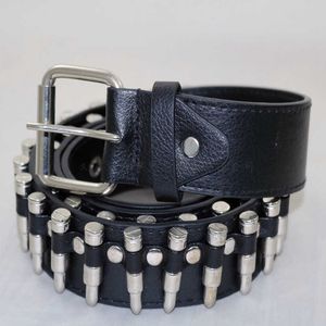 Huobao New Punk Bullet Bullet Men Hip Hop Rivet Belt Male Pu Leather Rock Rock Hotecle Women for Jeins Ceinture Femme Q0630 2215