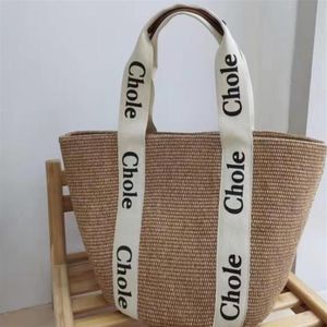 Sälj Holiday Style Straw Woven Bag New Fashion Summer High Capacity Leisure Woven Portable Bag For Women Beach Handbag Shoule268f 2510