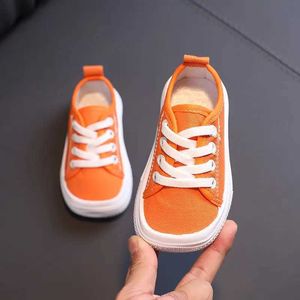 Sneakers Children Sport Canvas Shoes Lace-Up Girls Flat Boys Casual Shoes Kids Non-Slip Comfort Sneakers Shoe Toddlers Tennis Shoes Q240527