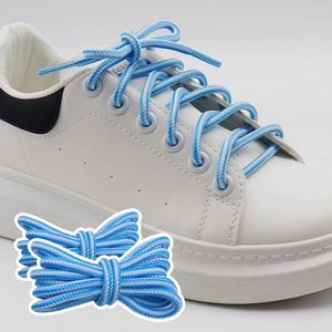 Peças de sapato 4.5 200 cm de moda de cor, cordas redondas de cores cacos cadarço para caminhadas botas de trabalho 10 cores