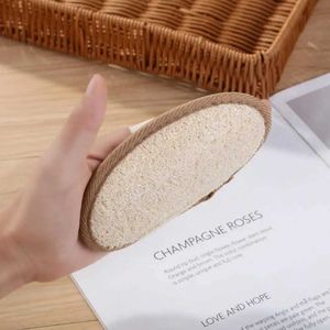 Bath Tools Accessories Natural Loofah Body Scrubber Bath Exfoliating Sponge Soft Shower Brushes Clearner Pad Exfoliator Shower Puff Body Skin Care Tool z240528