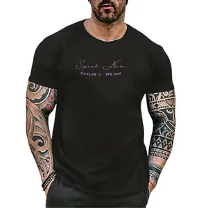 Moda yeni tişörtler erkek nefes alabilen kısa kollu sokak tişörtleri artı boyutu özel unisex tees