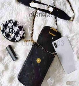 Designerka torebka torebka mężczyzna Kobiety Miłośnicy retro moda wszechstronna jedno ramię Messenger telefon komórkowy Zero portfel luksusowy skórzany łańcuch na ramię 2136010