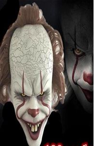 Stephen King039s это маскирует Pennewise Horror Clown Joker Mask Mask Mask Mask Cosplay Costum