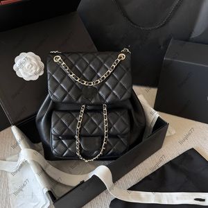 Bolsas de mochila de designer 10A Mulheres genuínas de couro caviar mochila estilo escolar bolsa de viagem mochilas de mochila esporte esporte para mochilas de bolsa de bolsa 2077