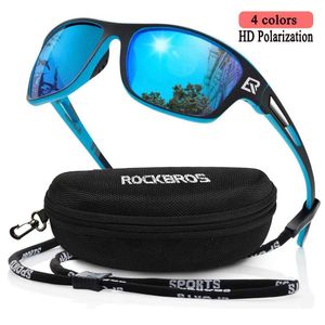 Okulary przeciwsłoneczne Rockbros HD Spolaryzowane okulary przeciwsłoneczne Outdoor Sport Słońce Słońce Ochrona UV400 Ochrona okularów Q240527