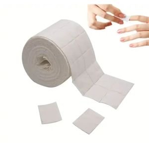 500pcs Nail Wipe Pad White Nail Polish Gel Remover Wipes Nail Art Tips Manicure Cleaning Wipes Cotton Lint Pads Paper