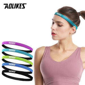 AOLIKES Silicone Sports Headband Sweatband Hair Band For Running Cycling Yoga Jogging Basketball Fiess Gym Free Size L2405